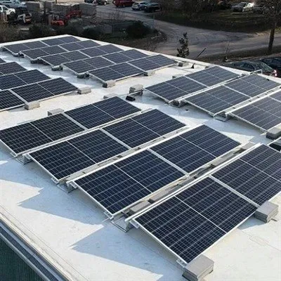Монтаж на слънчев панел с баласт 200KW